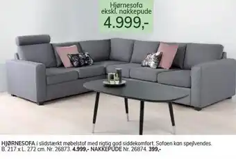 Daells Bolighus Hjørnesofa eller nakkepude tilbud