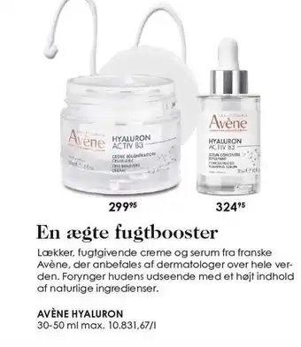 Matas Avène hyaluron tilbud