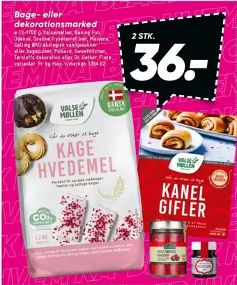 Bilka Valsemøllen kanelgiffelkageblanding tilbud