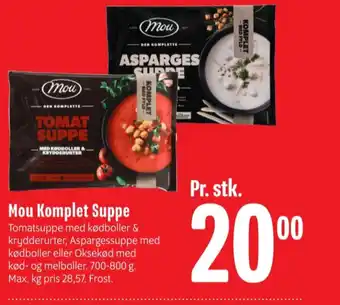 Min Købmand Mou tomatsuppe komplet tilbud