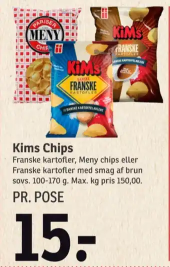 SPAR Meny chips tilbud