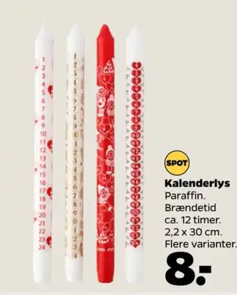 Netto Ukendt kalenderlys tilbud