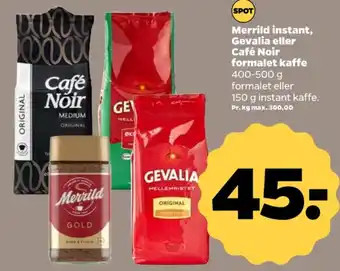 Netto Original kaffe formalet tilbud