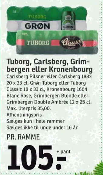 SPAR Pilsner øl tilbud