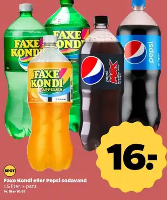 Netto Faxe kondi sportssodavand tilbud