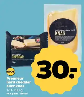 Netto Premieur cheddar tilbud
