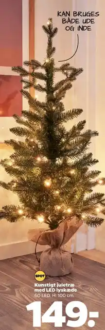 Netto Ukendt kunstig juletræ tilbud