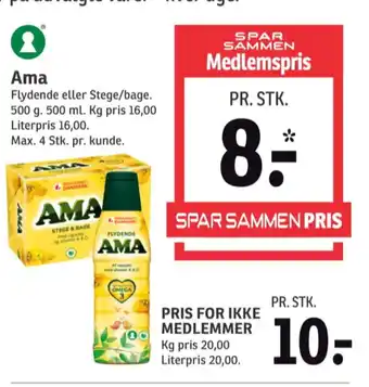 SPAR Ama margarine-fast tilbud
