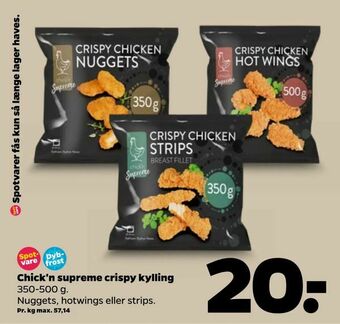 Netto Chick'n supreme crispy kylling tilbud