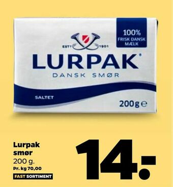 Netto Lurpak smør tilbud