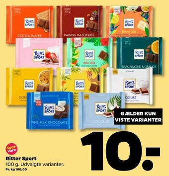 Netto Ritter Sport tilbud