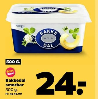 Netto Bakkedal smørbar tilbud