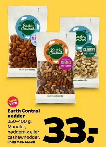 Netto Earth Control nødder tilbud