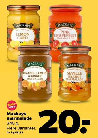 Netto Mackays marmelade tilbud