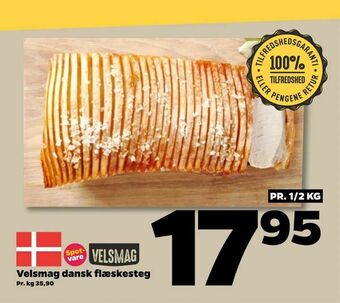 Netto Velsmag dansk flæskesteg tilbud
