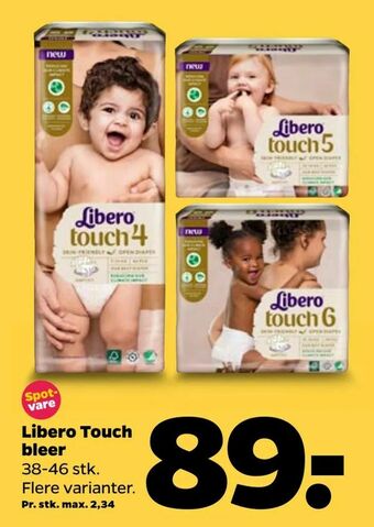 Netto Libero Touch bleer tilbud