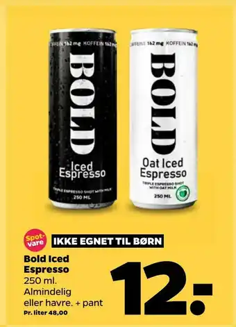 Bold Iced Espresso