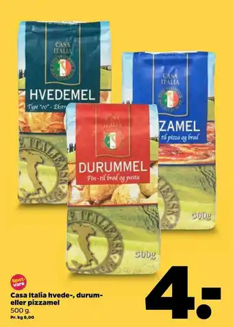 Casa Italia hvede-, durum eller pizzamel