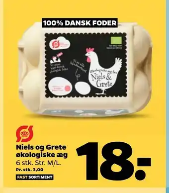 Netto Niels og Grete økologiske æg tilbud
