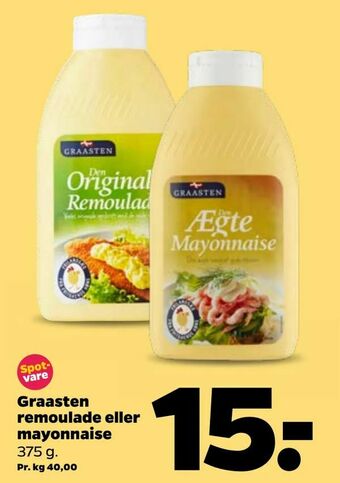 Netto Graasten remoulade eller mayonnaise tilbud