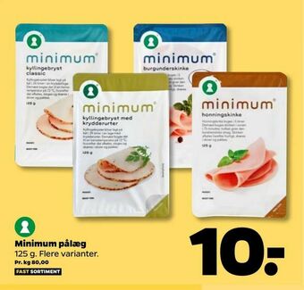 Netto Minimum pålæg tilbud
