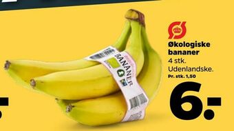 Netto Økologiske bananer tilbud