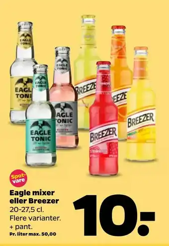 Netto Eagle mixer eller Breezer tilbud