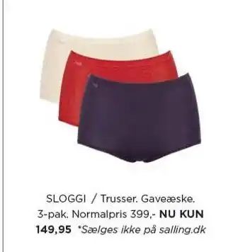 Salling Sloggi trusser tilbud