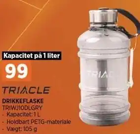 Power Triacle drikkeflaske tilbud
