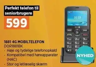 Power 1881 4g mobiltelefon tilbud