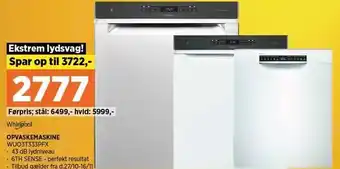 Power Whirlpool opvaskemaskine tilbud