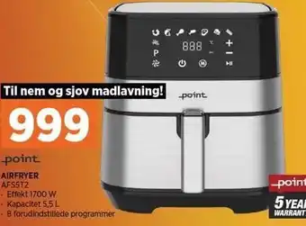 Power Point airfryer tilbud