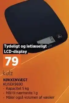 Power Kulz køkkenvægt tilbud