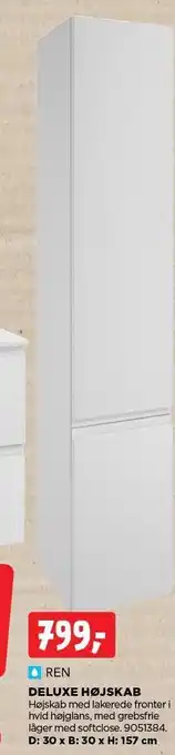 jem & fix Ren deluxe højskab tilbud