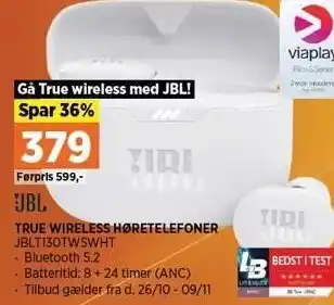 Power Jbl true wireless høretelefoner tilbud