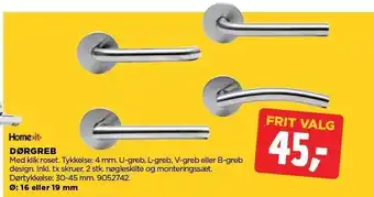 jem & fix Home it dørgreb tilbud