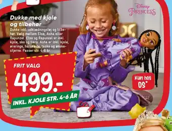 Bilka Dukke med kjole og tilbehør tilbud