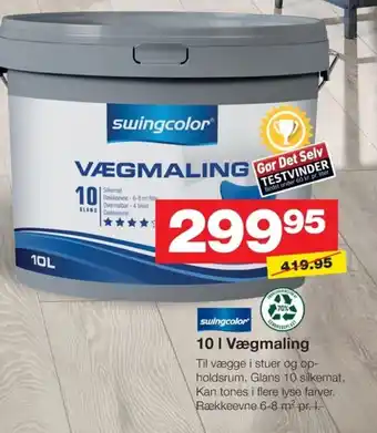 Bauhaus swingcolor® 10 I Vægmaling tilbud