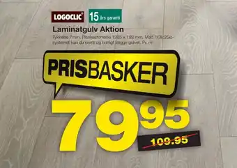 Bauhaus Laminatgulv Aktion tilbud