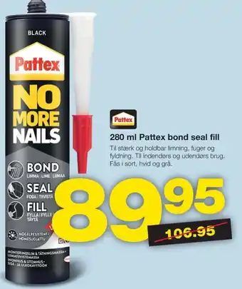 Bauhaus Pattex 280 ml Pattex bond seal fill tilbud