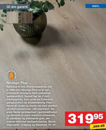 Bauhaus Novego Plus tilbud
