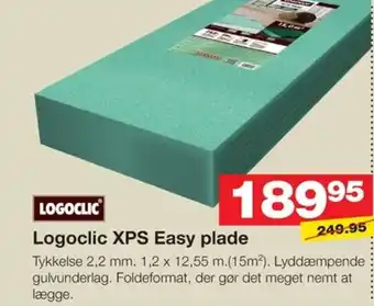 Bauhaus Logoclic XPS Easy plade tilbud