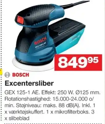 Bauhaus BOSCH Excentersliber tilbud
