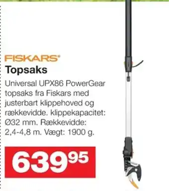 Bauhaus FISKARS Topsaks tilbud