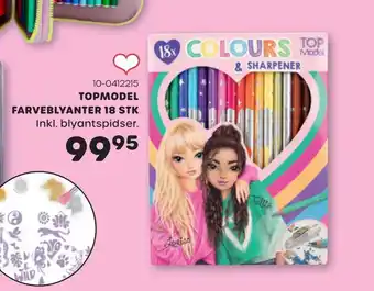 KiDS Coolshop Topmodel farveblyanter 18 stk tilbud