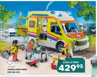 KiDS Coolshop Ambulance med lyd og lys tilbud