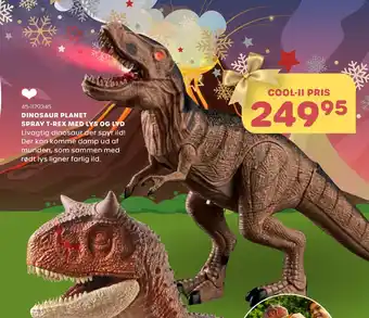 KiDS Coolshop Dinosaur planet spray t-rex med lys og lyd tilbud