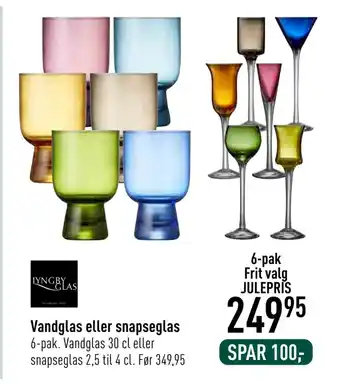 Imerco Vandglas eller snapseglas tilbud