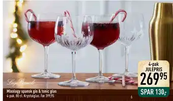 Imerco Mixology spansk gin & tonic glas tilbud