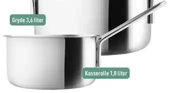 Imerco Kasserolle 1,8 liter tilbud
